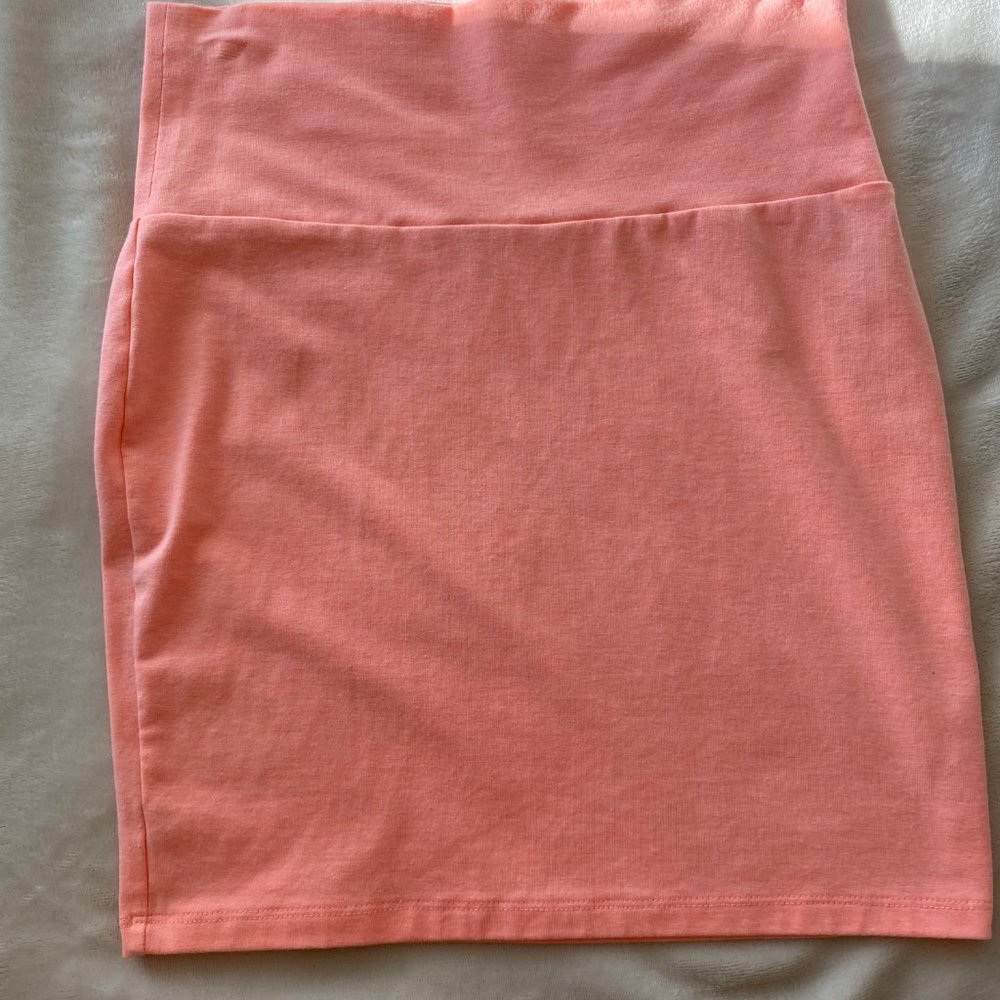 Coral Charlotte Russe Skirt